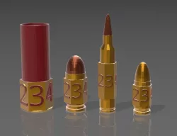 Bullet Six Sided Dice
