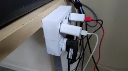 Cable block desk mount