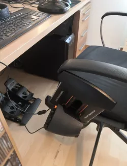 Chair Mounting Kit for Thrustmaster TWCS Throttle as Heli Pitch Lever