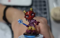 Chibi Tiefling Wizard