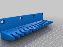 Compact Wrench holder for Pegboard