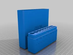 Customized drill bit case