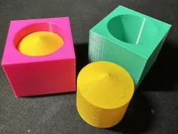 Cylinder&Cube Puzzle