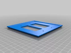 Double wall switch cover