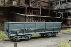 H0 iron ore car (low sides, no brakes)