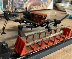 HO scale steam logging mech
