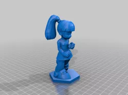 Megaman Roll Object Holder with Base