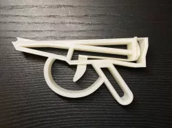 print in place rubber band gun