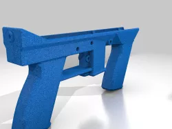 Replica Tec 9 Frame scale model with foregrip