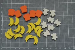 Robinson Crusoe Board Game Tokens
