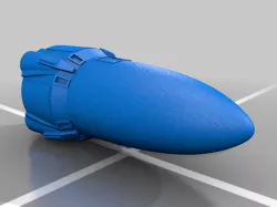 Sci-Fi interstellar rocket lander 