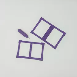 Small Book Binding Hole Template