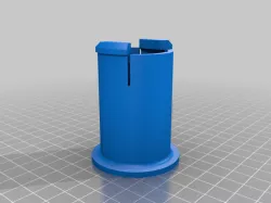 Starlink dish adapter for fishing rod holder (Biltema)