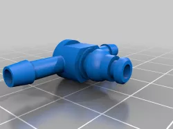  Y10000B2B000110 - Common Rail Parts Injector Return Oil Backflow Pipe Connector Plastic 3-way Joint