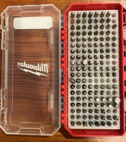 1" Hex Bit Holder for Milwaukee Medium Compact Case