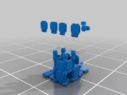 4 file tiles modular wall and floor brick terrain tiles