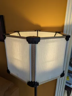 Air filtration lampshade