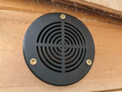 Air vent for shed (76mm hole)