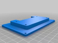 Backplate with screw holes