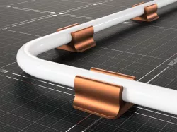 Cable clip wall