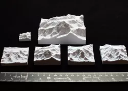 Denali, Foraker, Blackburn, Deborah 3D Maps