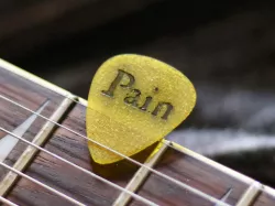 Guitar Pick "Pain" - Mepharis-Inspired 3D Printable (0.6mm Thickness)