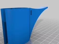 Ikea Fredde Desk Hook (Remix : Add cable tie hole)