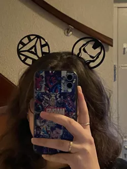 IRON MAN MICKEY EARS WITH HEADBAND