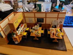 Izakaya Japanese theme bar modeling