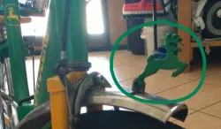 John Deere logo for bike fender