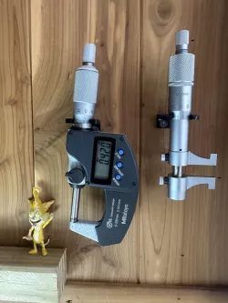 Mitutoyo Micrometer wall mount holder