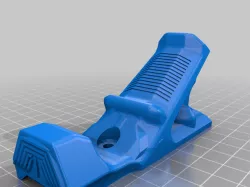 Mlok angled foregrip for AR 4in handguard 
