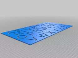 My Customized Fully Customisable Stencil