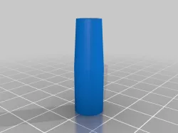 My Customized Parametric Traxxas 5347 ball joint to carbon fiber rod connector for delta printers
