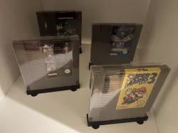 NES Cartridge Stand for clear case