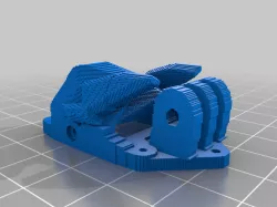 OddityRC 25 Caddx Turbo EOS2 cam & mount Go2 base 3 holes XDB.Action05