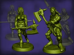 Orc Barbarians 28mm