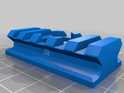Picatinny Bipod to Arca Rail connector