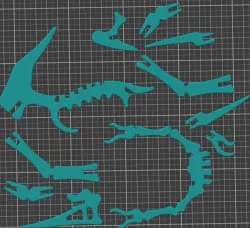 Pteranodon - Pterosaur - Split Pieces