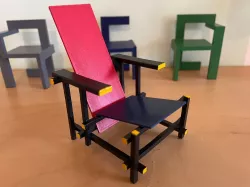 Red-Blue Chair Rietveld 1918 - Dutch design