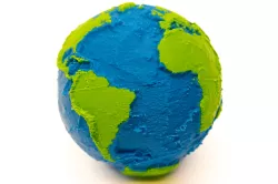 Relief Earth 2 colour - high polygon