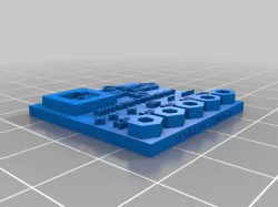resin calibration tool for resin 3D printer 3dt
