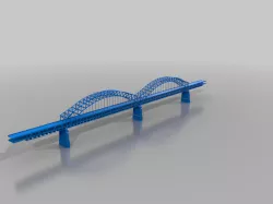 Sherman Minton Bridge 3D model recreation