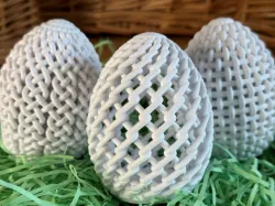 Three Lattice Easter Eggs