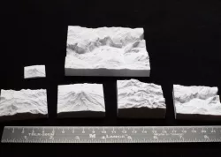 Whitney, Shasta, San Jacinto, Yosemite 3D Maps