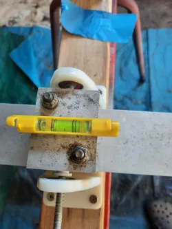 Wooden Rotor Blade Span Balance Jig