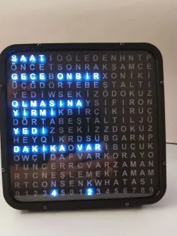 Word clock turkish