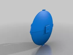 15" 3D Printable Satellite Dish w/ 1/4"-20 Mount