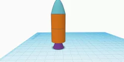 2 stage rocket with boosters