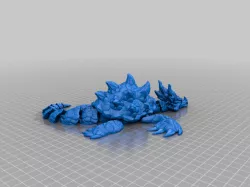 AQUATIC TURTLE DRAGON - FLEXI